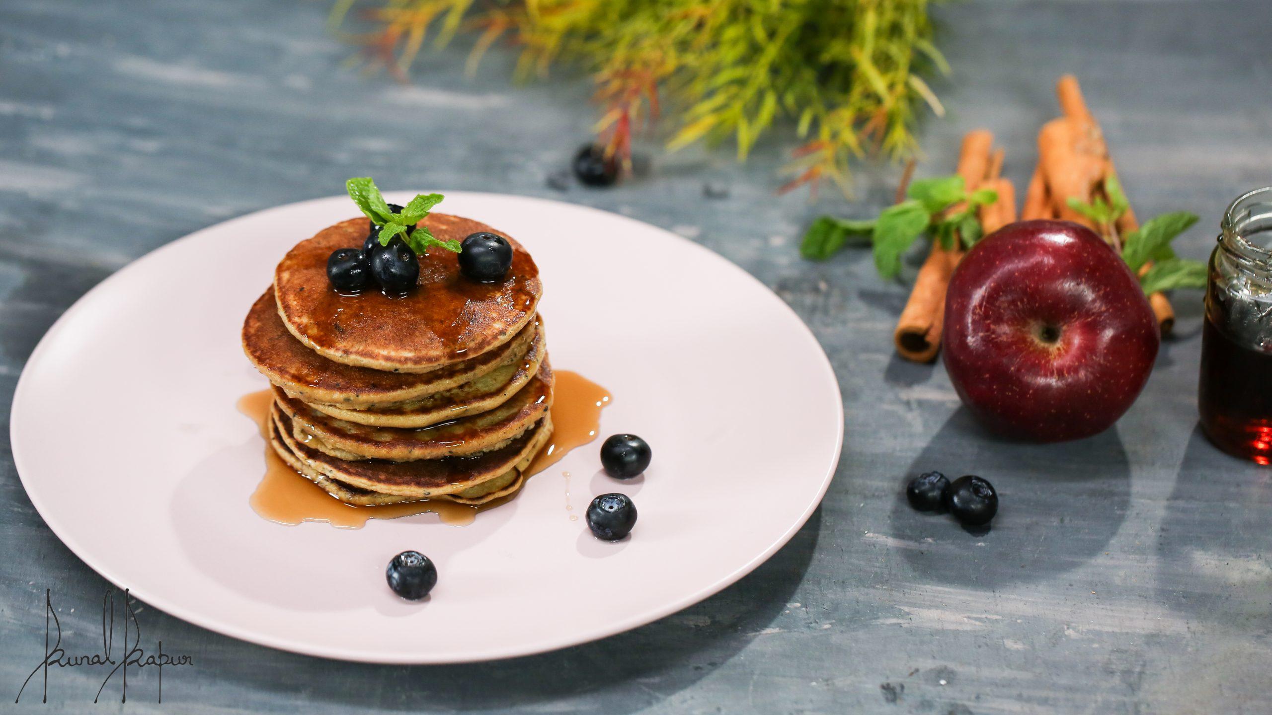 Apple Cinnamon Oats Pancake - Chef Kunal Kapur