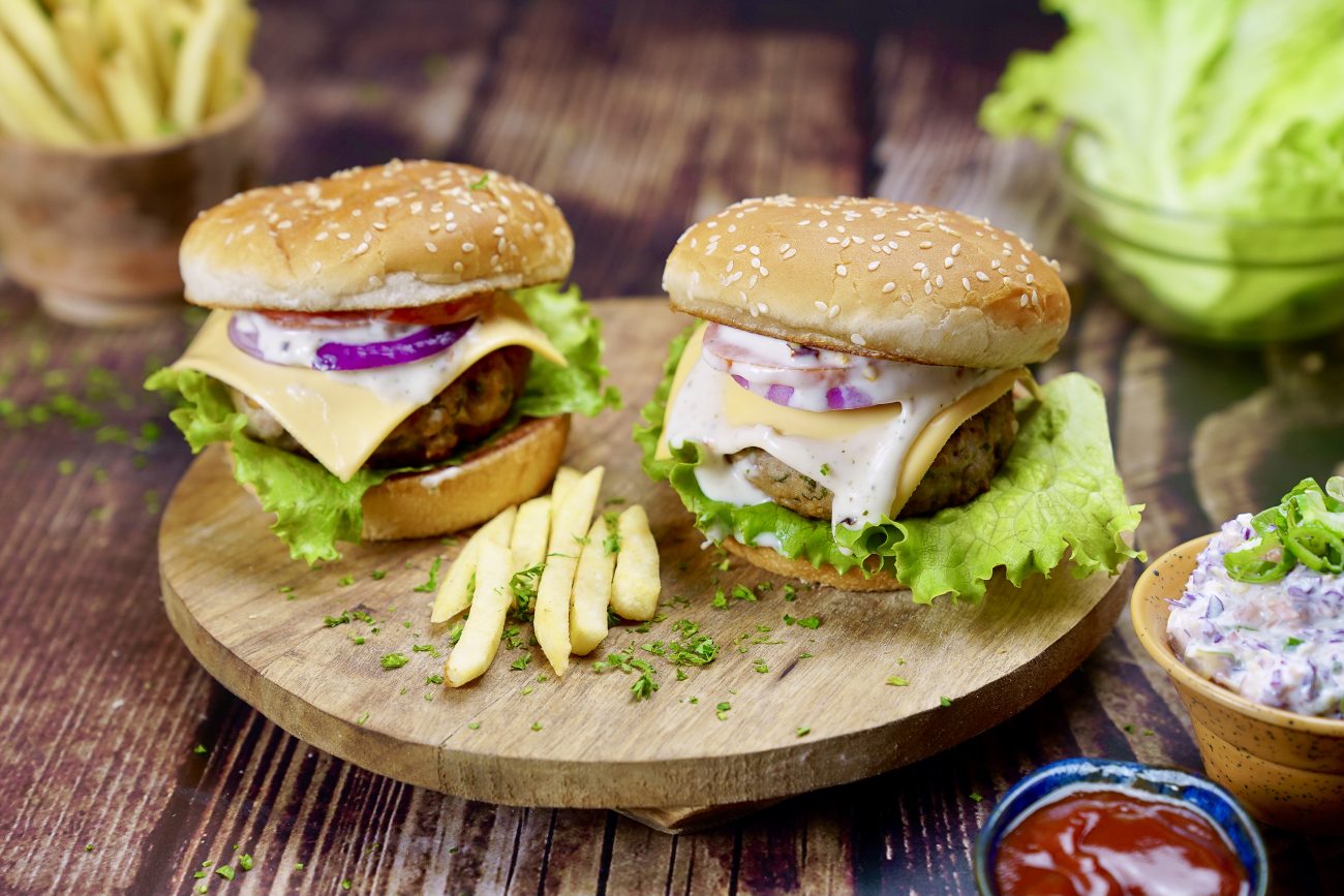 Chicken Burger - Chef Kunal Kapur