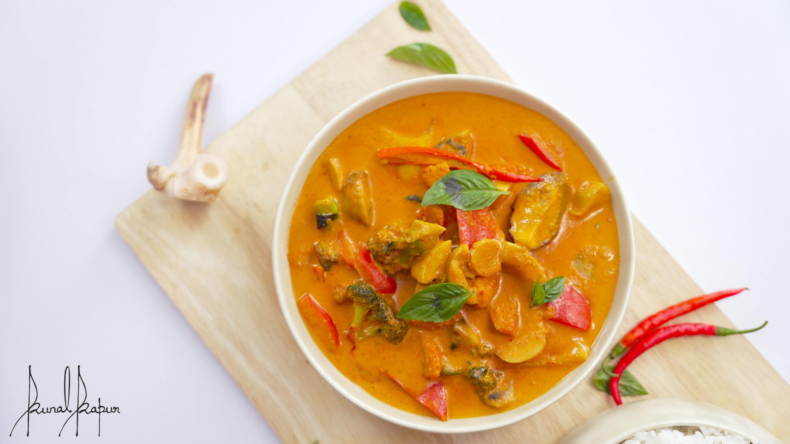 One pot vegetable thai cheap red curry