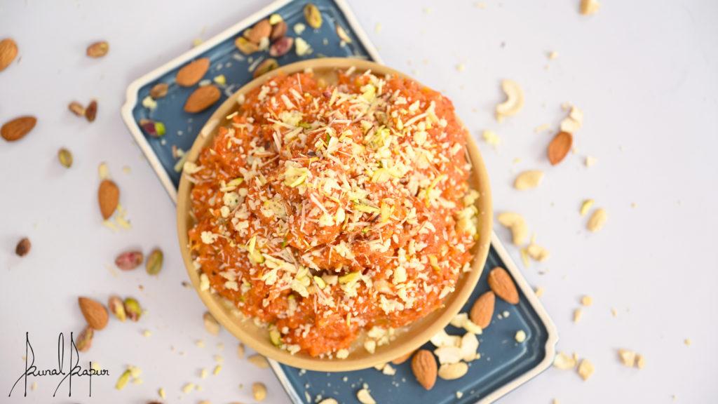 instant gajar halwa in pressure cooker