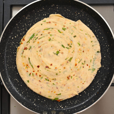 Chilli Garlic Lacha Paratha