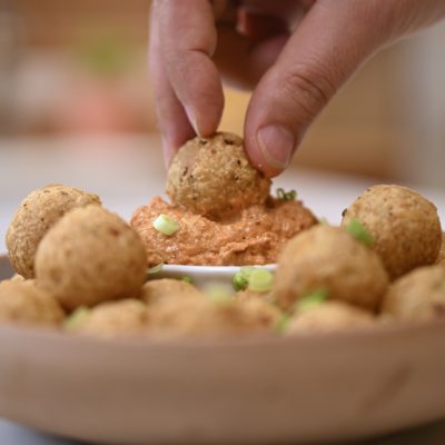 Crispy Fried Potato, Chilli Dip 